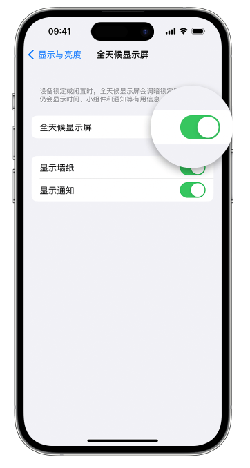 双阳苹果14维修店分享如何自定义 iPhone 14 Pro 常亮显示屏 