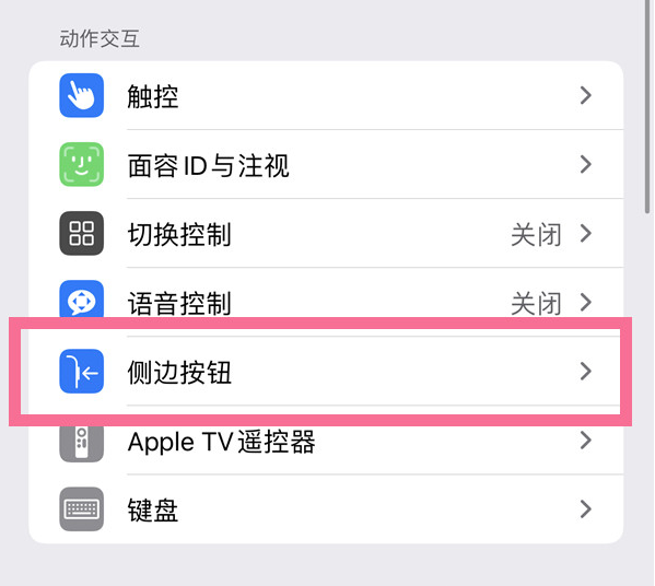 双阳苹果14维修店分享iPhone14 Plus侧键双击下载功能关闭方法 