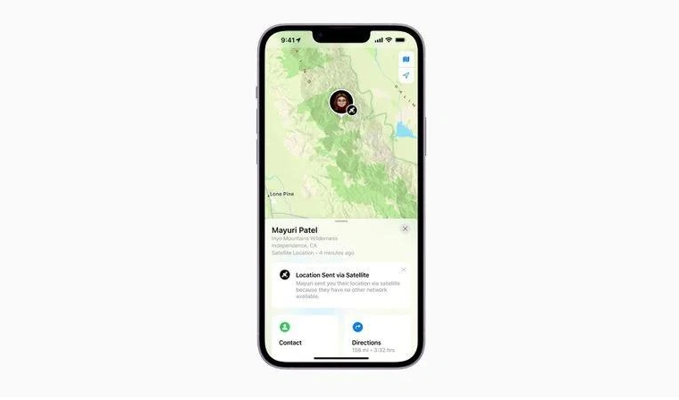 双阳苹果14维修分享iPhone14系列中 FindMy功能通过卫星分享位置方法教程 