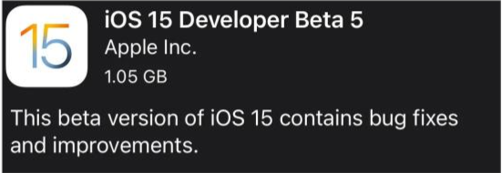 双阳苹果手机维修分享如何升级到iOS15.0 beta5 